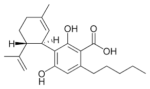 CBDA Molecular structure